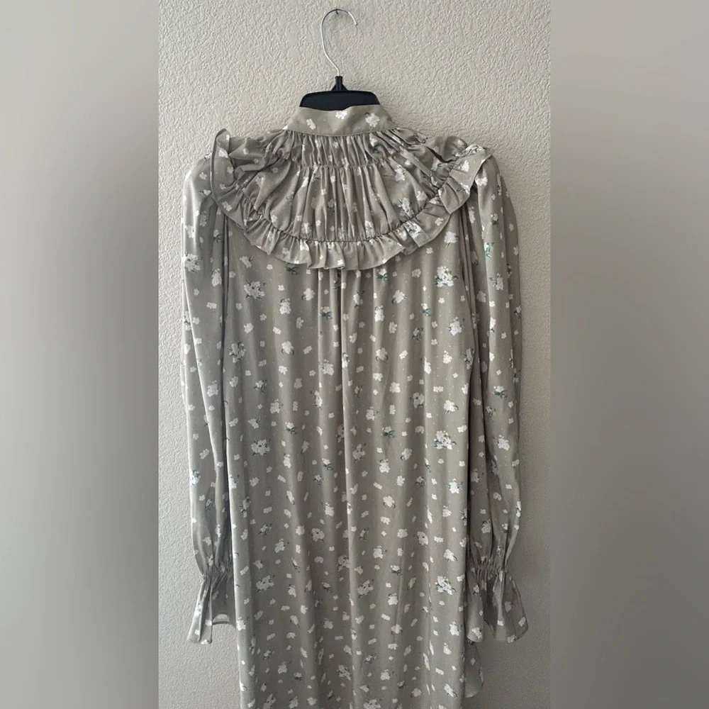 WeWoreWhat Sage High-Low Ruffle Dress - Picture 7 of 8